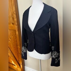 Denny Rose ( Made in Italy) Jacket with Embroidered Detail